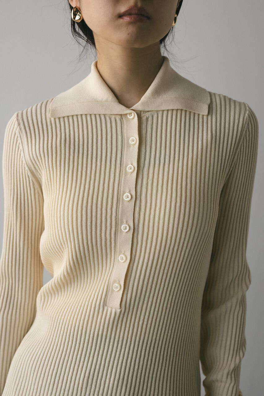 STYLEMIXER「デザインカラーニットポロ」|ニット・セーター|