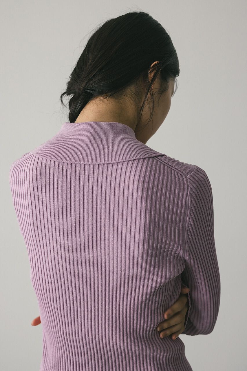 STYLEMIXER「デザインカラーニットポロ」|ニット・セーター|