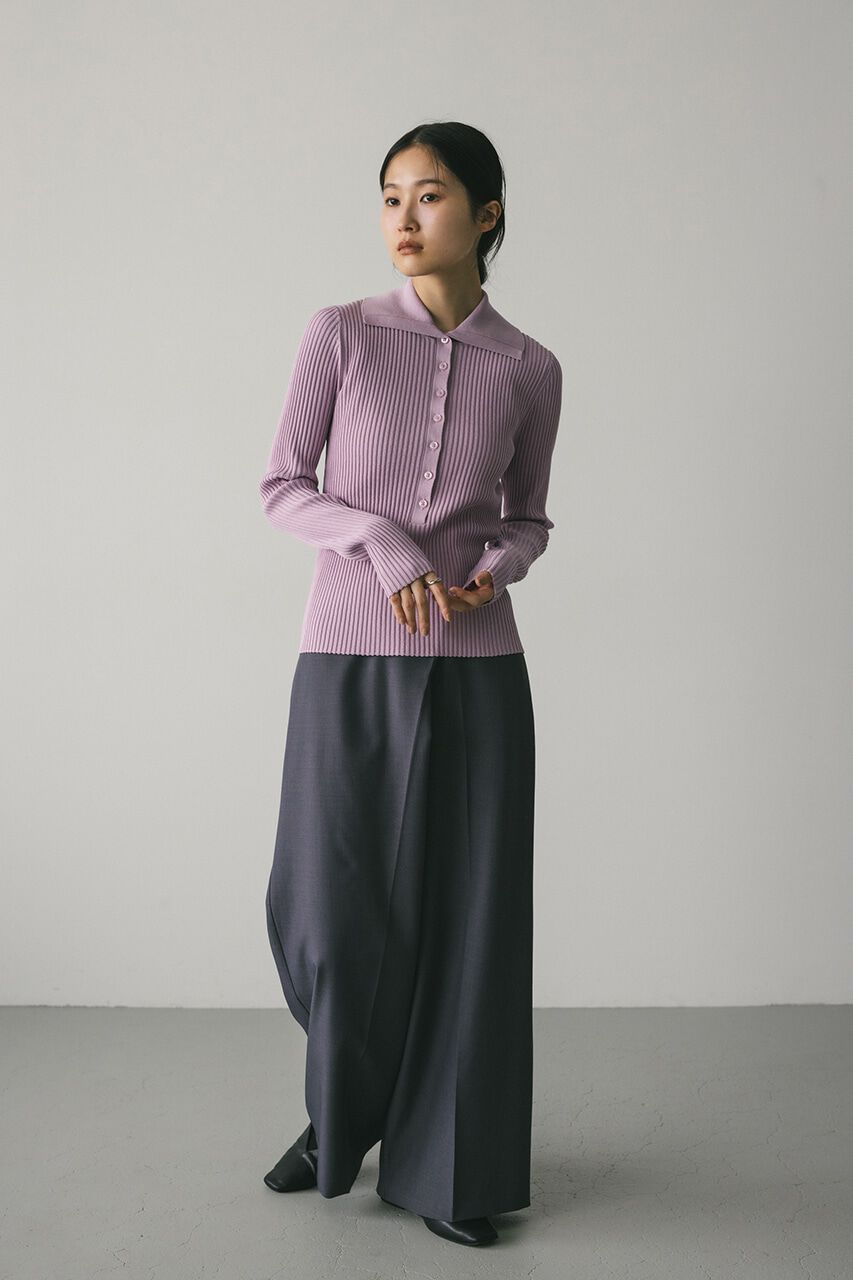 STYLEMIXER「デザインカラーニットポロ」|ニット・セーター|