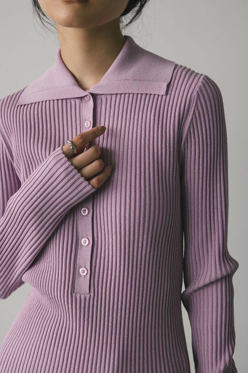 STYLEMIXER「デザインカラーニットポロ」|ニット・セーター|