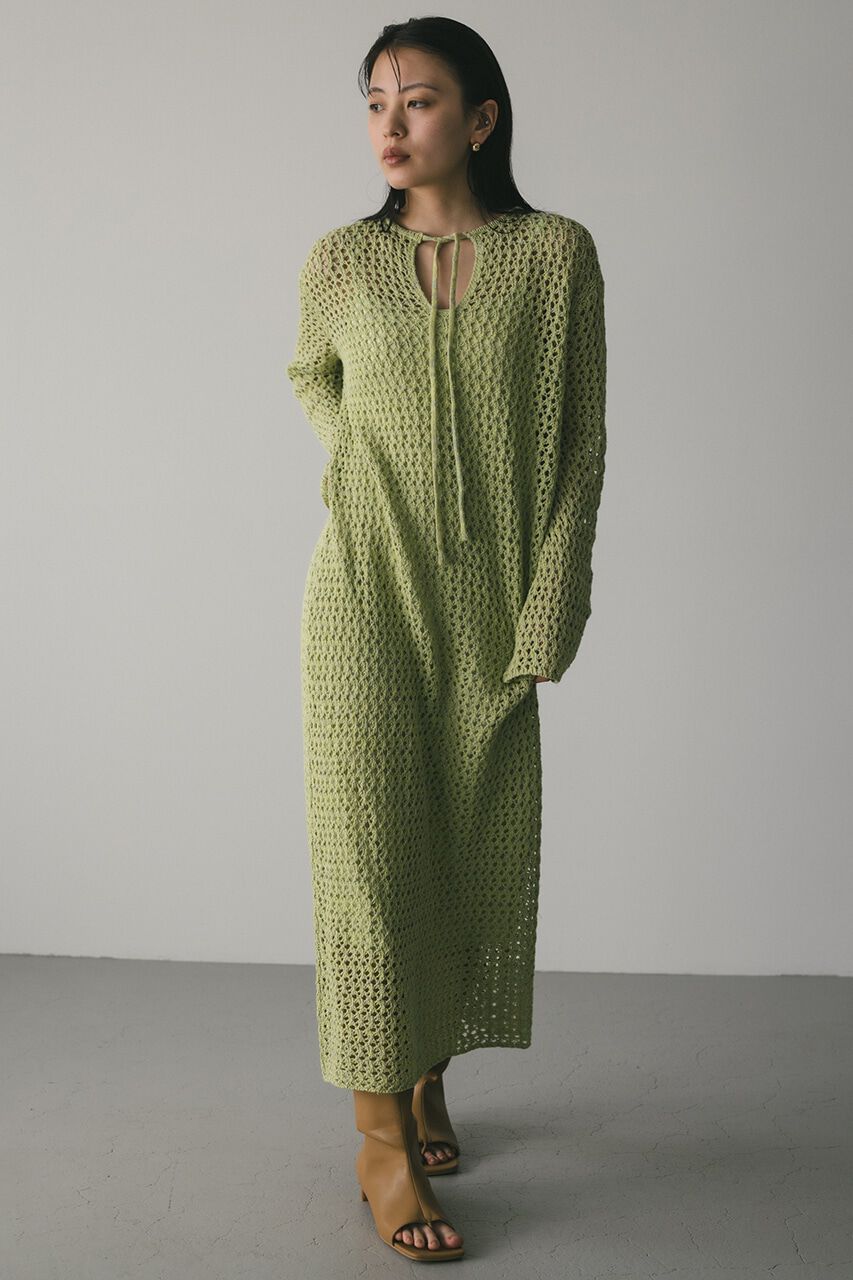 STYLEMIXER「クロシェルーズニットワンピース」|ワンピース|