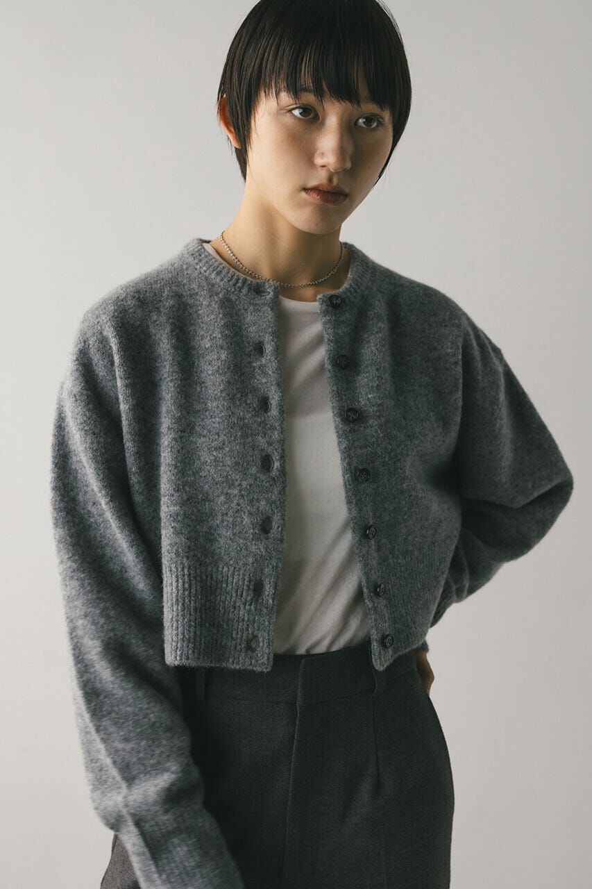 STYLEMIXER「クロップドニットカーディガン」|カーディガン|GRY