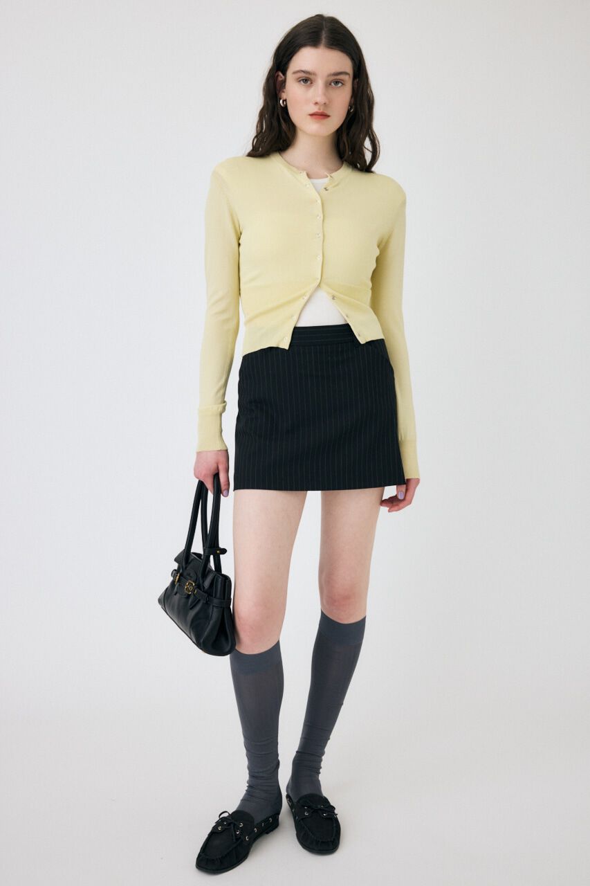 MOUSSY「WAIST SWITCHING カーディガン」|カーディガン|