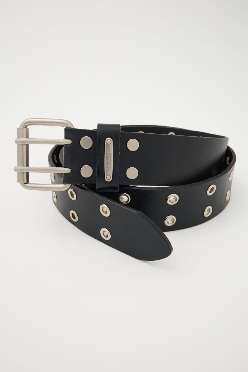 MOUSSY「EYELET LEATHER ベルト」|ベルト|