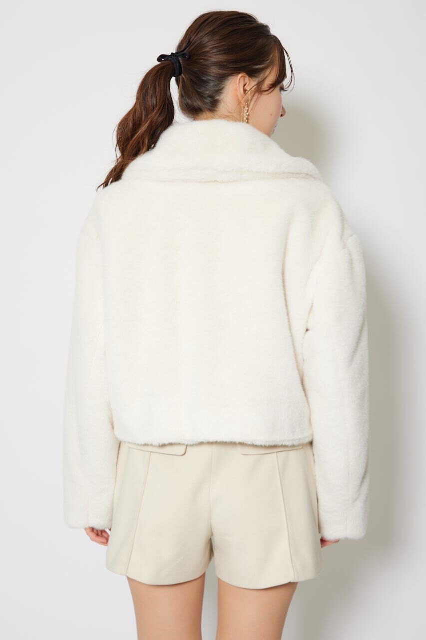 rienda「ショート丈ファージャケット」|その他|