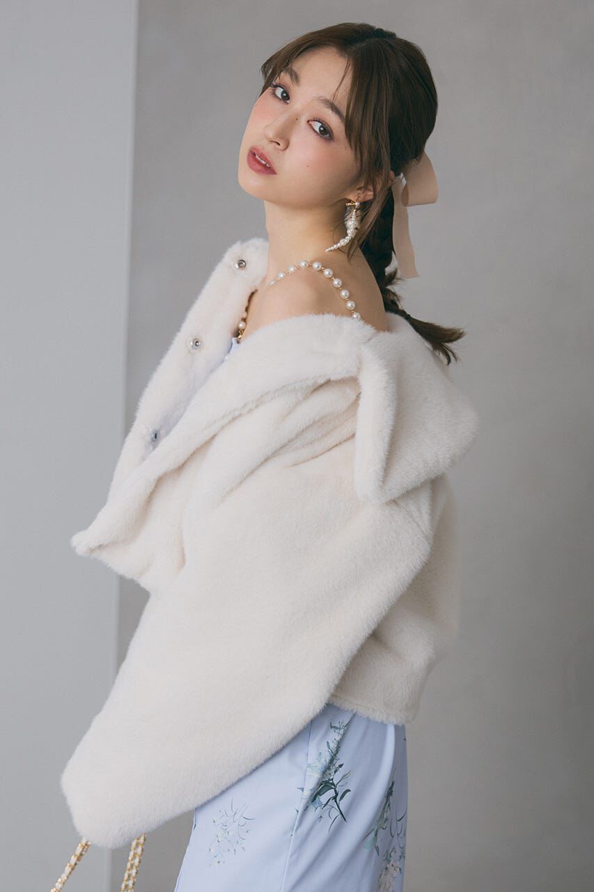 rienda「ショート丈ファージャケット」|その他|