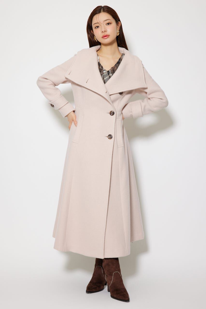 rienda「25オーバーネックシンデレララインコート」|その他|