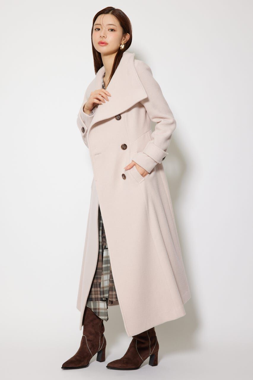 rienda「25オーバーネックシンデレララインコート」|その他|