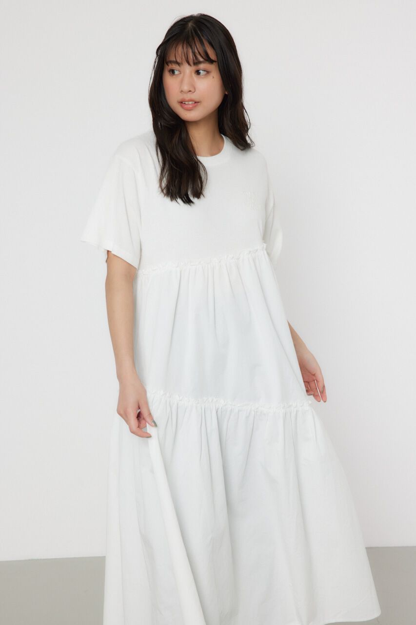 RODEO CROWNS「ピグメントギャザードッキングワンピース」|ワンピース|