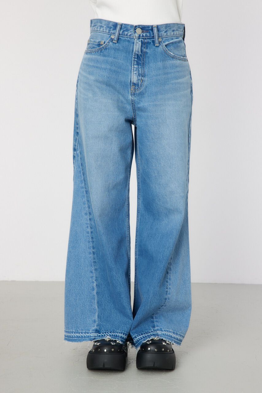 RODEO CROWNS「フレア バギーパンツ」|デニム|