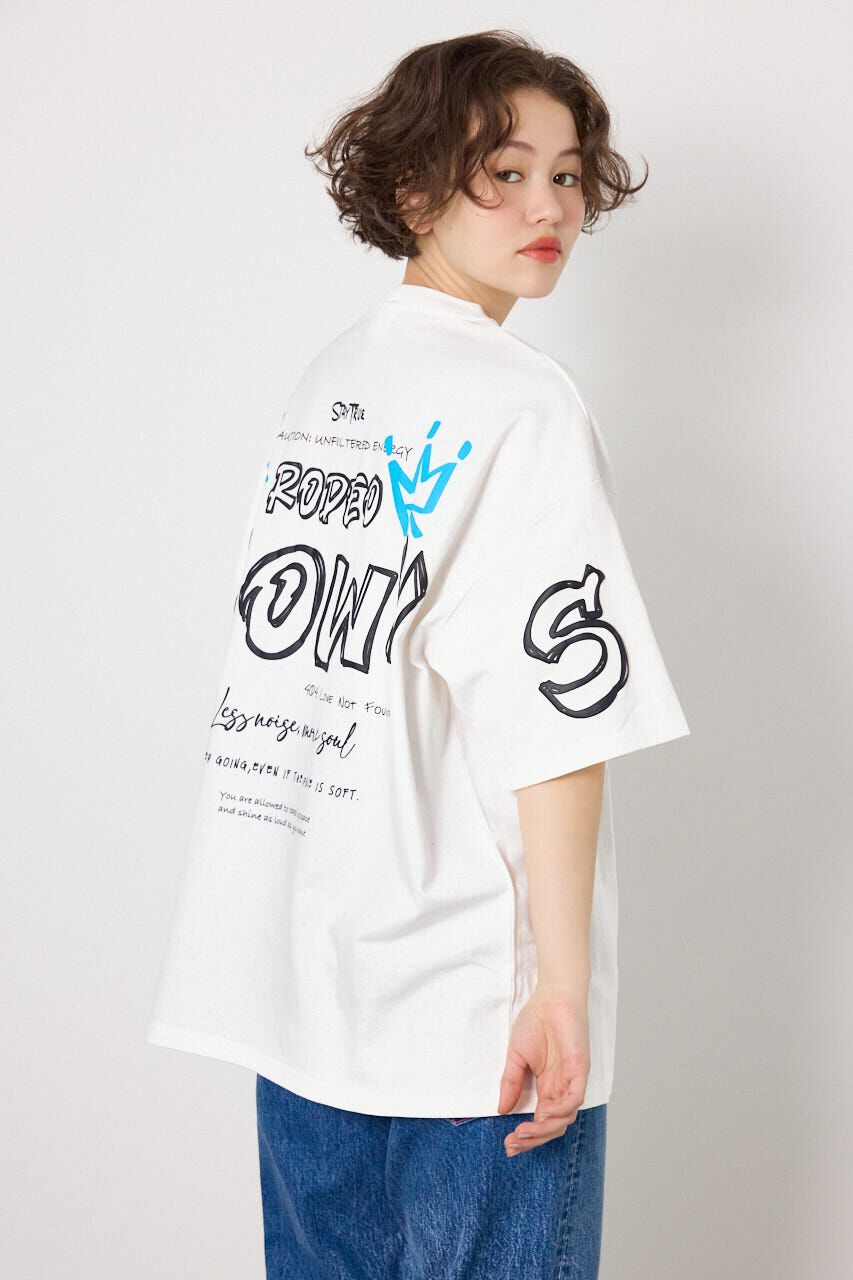RODEO CROWNS「Graffiti プリントTシャツ」|Tシャツ・カットソー|