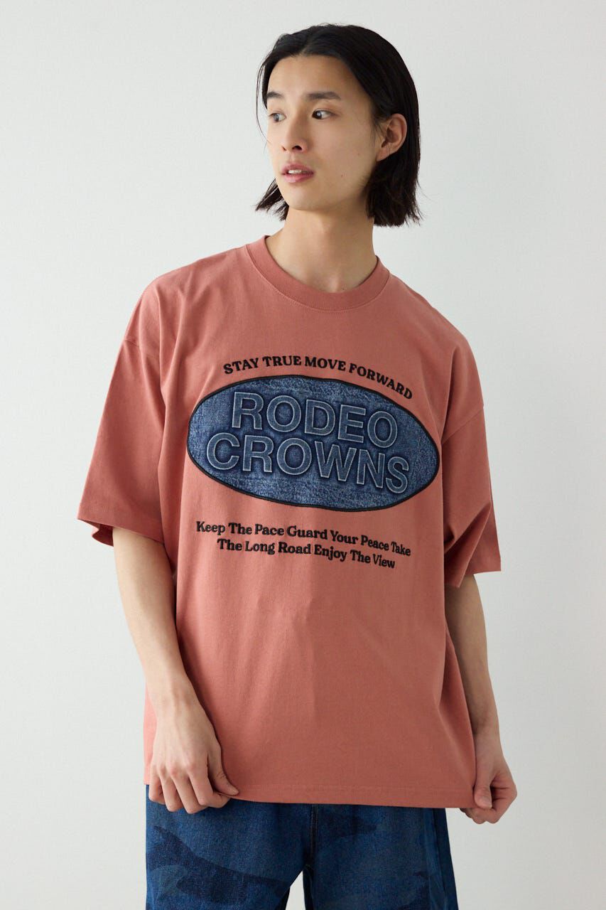 RODEO CROWNS「エンボスデニムロゴTシャツ」|Tシャツ・カットソー|