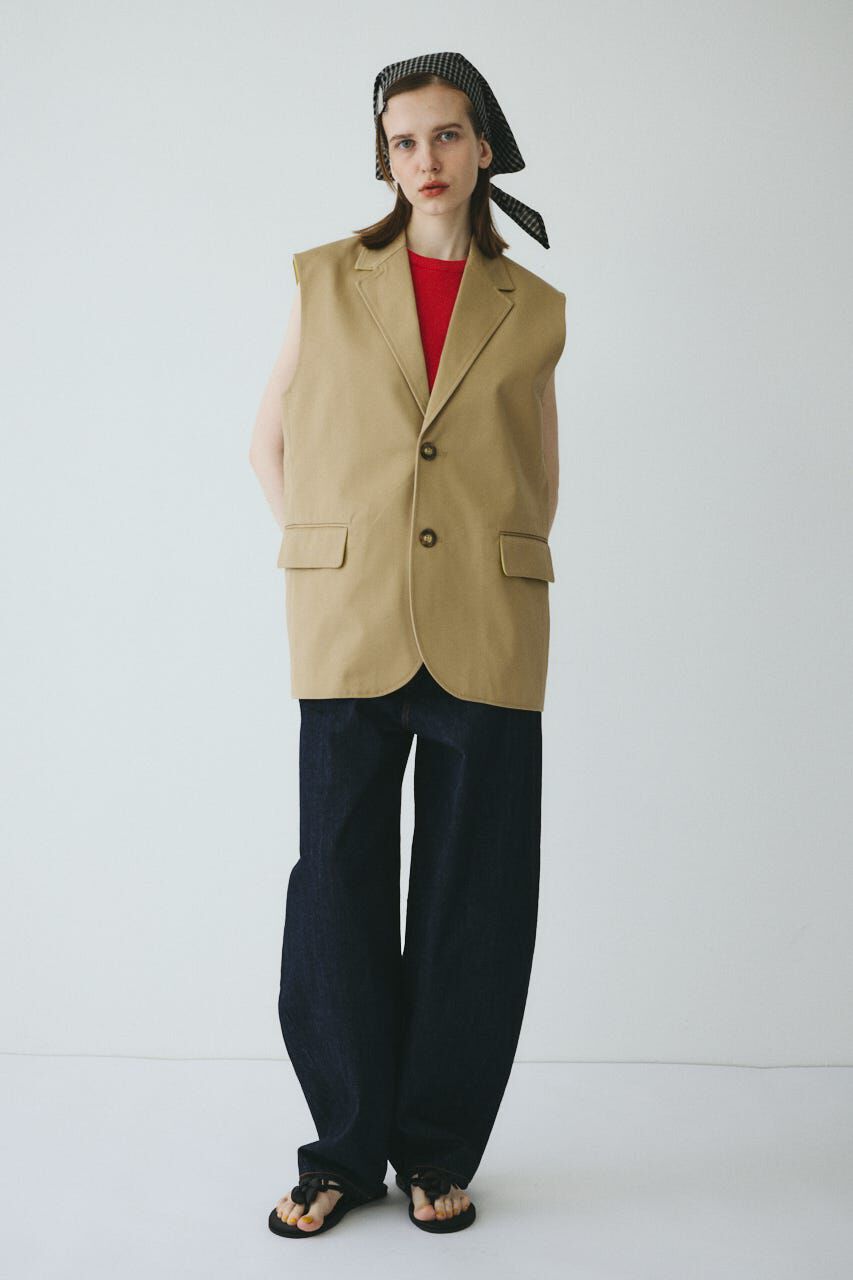 HeRIN.CYE「Big vest」|ダウンベスト・ベスト|