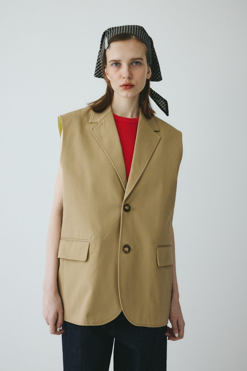 HeRIN.CYE「Big vest」|ダウンベスト・ベスト|