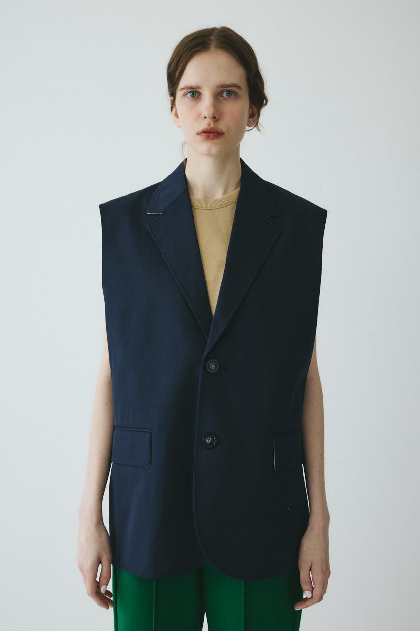 HeRIN.CYE「Big vest」|ダウンベスト・ベスト|NVY