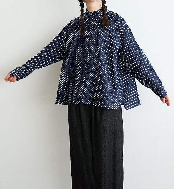 休日と詩「ひとひらブラウス」|シャツ・ブラウス|
