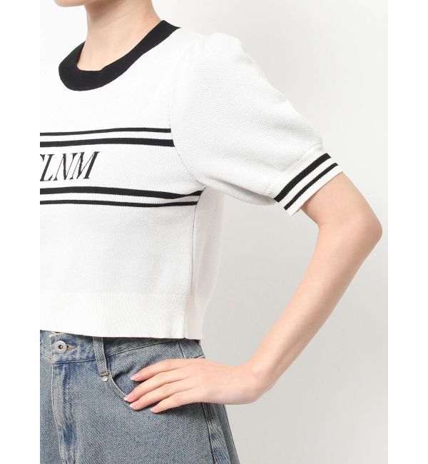 CALNAMUR「LOGO JACQUARD KNIT/ロゴジャガードニット」|ニット・セーター|