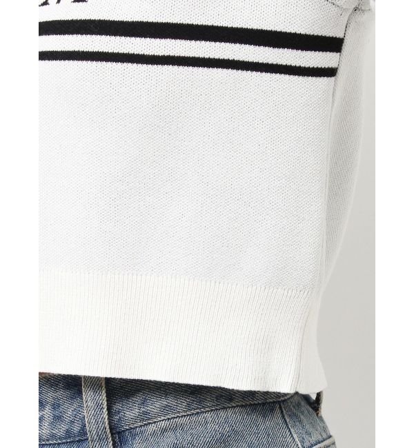 CALNAMUR「LOGO JACQUARD KNIT/ロゴジャガードニット」|ニット・セーター|