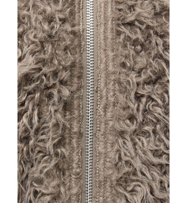 CALNAMUR「フェイクファーノースリーブスタンドブルゾン」|ブルゾン・スタジャン|