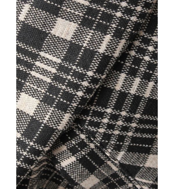 CALNAMUR「チェックニットソーブルゾン」|ブルゾン・スタジャン|