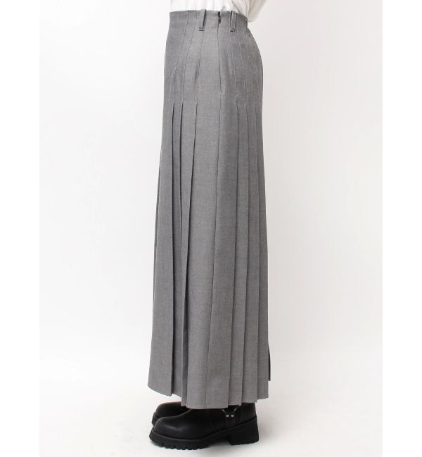 CALNAMUR「ランダムプリーツロングＳＫ」|スカート|