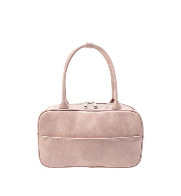 CALNAMUR「ヴィンテージフェイクレザーボストンバッグ」|その他|ピンク