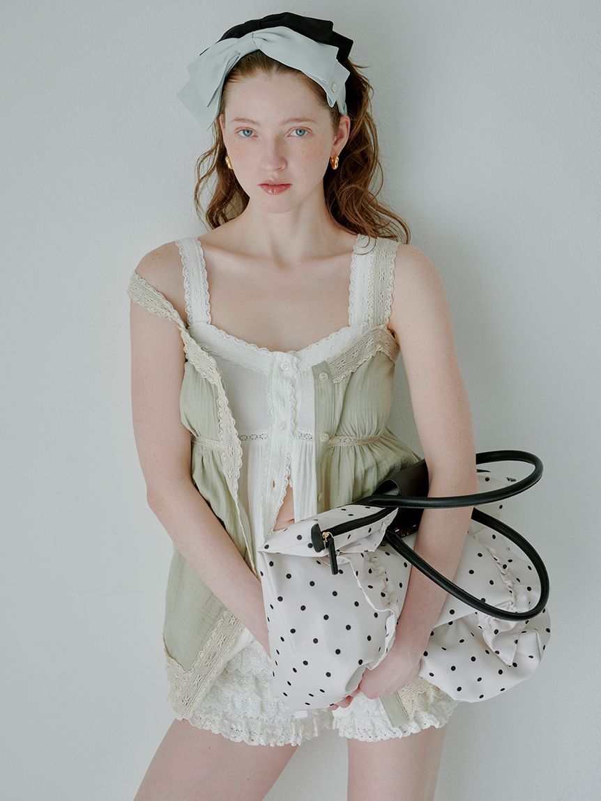 SNIDEL HOME「コットンガーゼタンク」|ルームウェア|