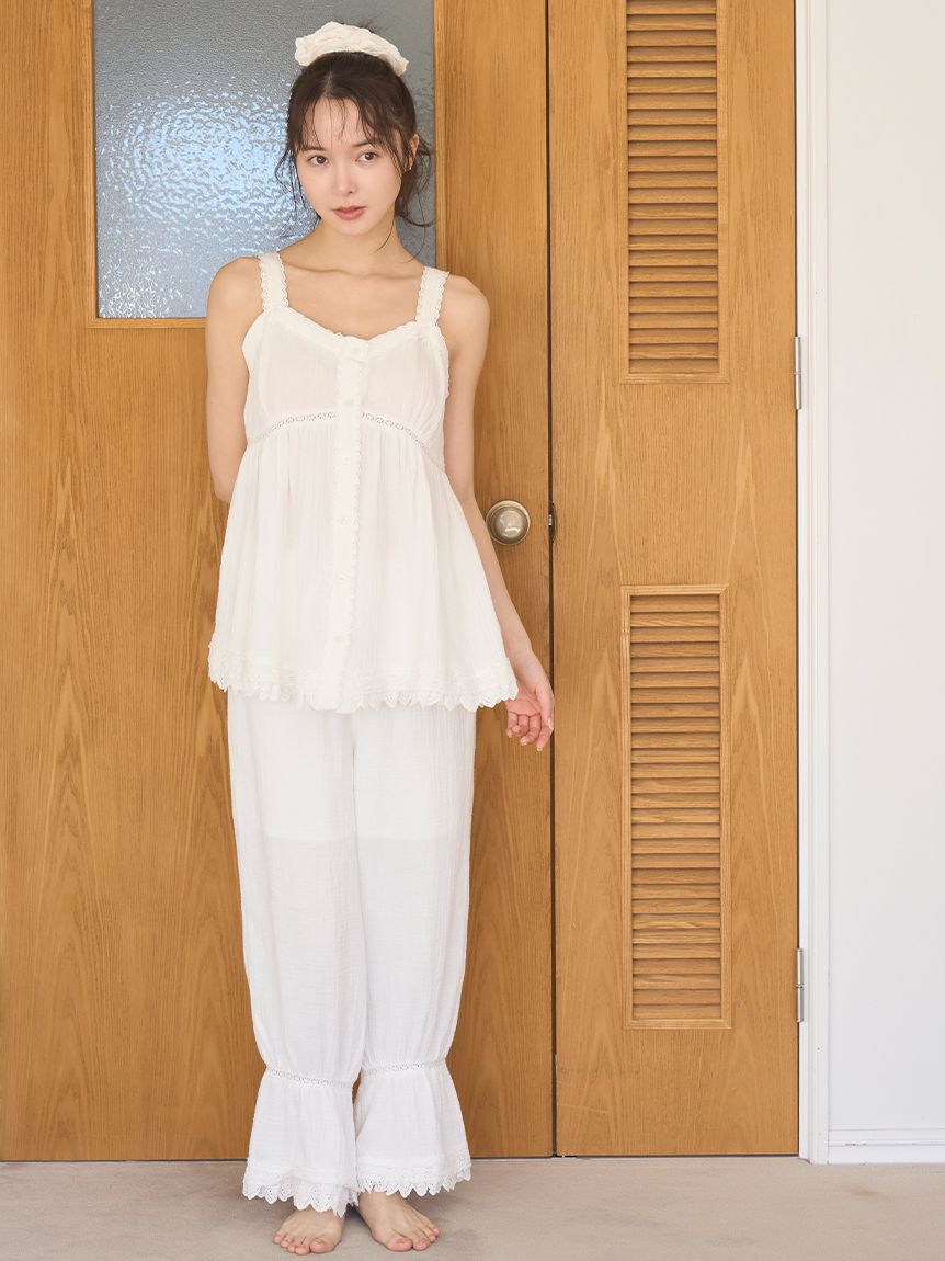 SNIDEL HOME「コットンガーゼタンク」|ルームウェア|