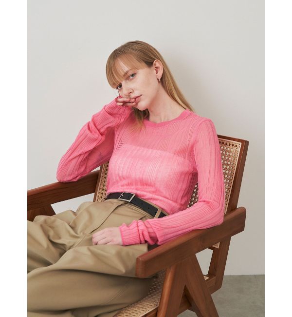 ELENDEEK「SHEER RIB KT」|ニット・セーター|