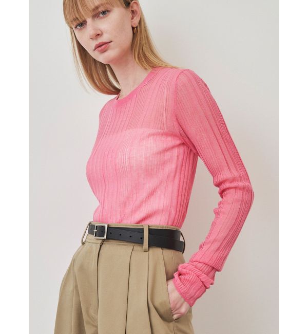 ELENDEEK「SHEER RIB KT」|ニット・セーター|