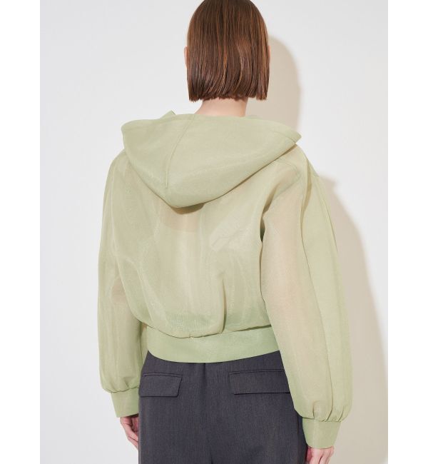 ELENDEEK「MESH BONDING HOODIE」|ブルゾン・スタジャン|