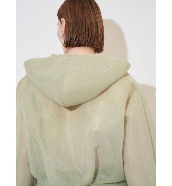 ELENDEEK「MESH BONDING HOODIE」|ブルゾン・スタジャン|