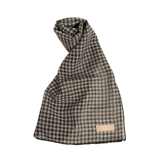 RESEXXY「ハウンドトゥースシアースカーフ」|バンダナ・スカーフ|グリーン