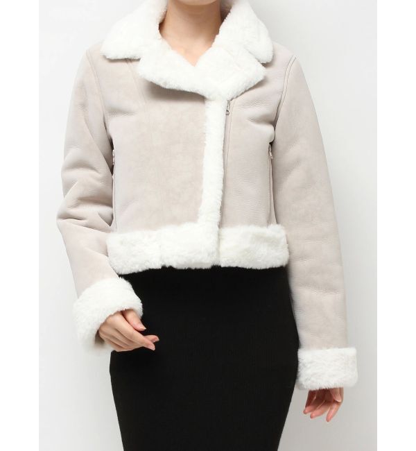 RESEXXY「ヴィンテージライクフェイクファーブルゾン」|ブルゾン・スタジャン|