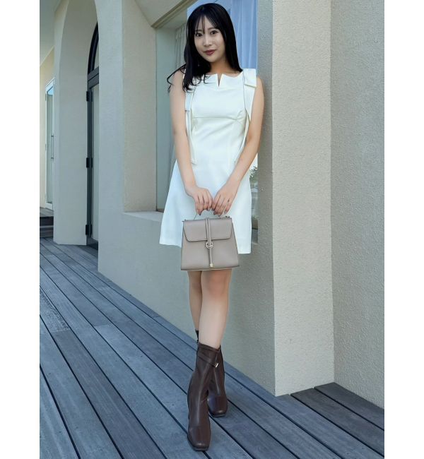 dazzlin「2WAYショルダーリボンミニワンピース」|ワンピース|