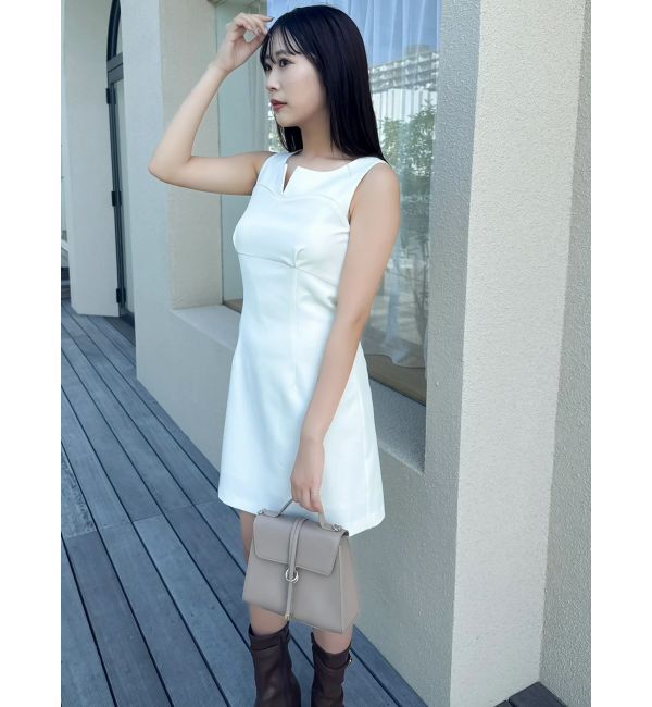 dazzlin「2WAYショルダーリボンミニワンピース」|ワンピース|