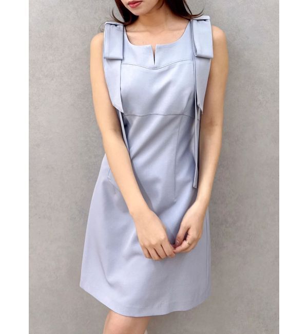 dazzlin「2WAYショルダーリボンミニワンピース」|ワンピース|