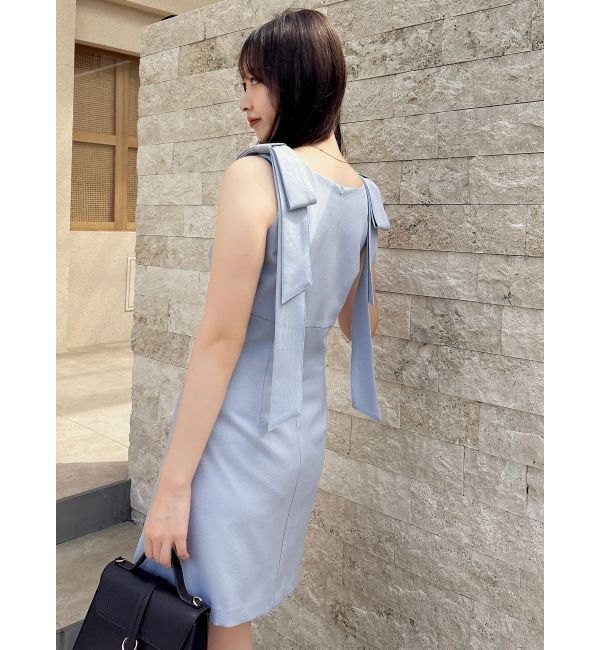 dazzlin「2WAYショルダーリボンミニワンピース」|ワンピース|