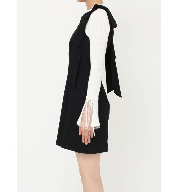 dazzlin「2WAYショルダーリボンミニワンピース」|ワンピース|