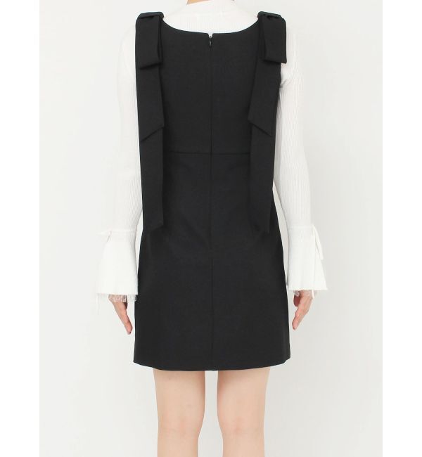 dazzlin「2WAYショルダーリボンミニワンピース」|ワンピース|