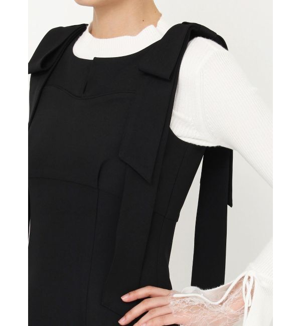 dazzlin「2WAYショルダーリボンミニワンピース」|ワンピース|