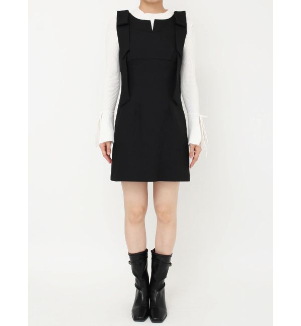 dazzlin「2WAYショルダーリボンミニワンピース」|ワンピース|