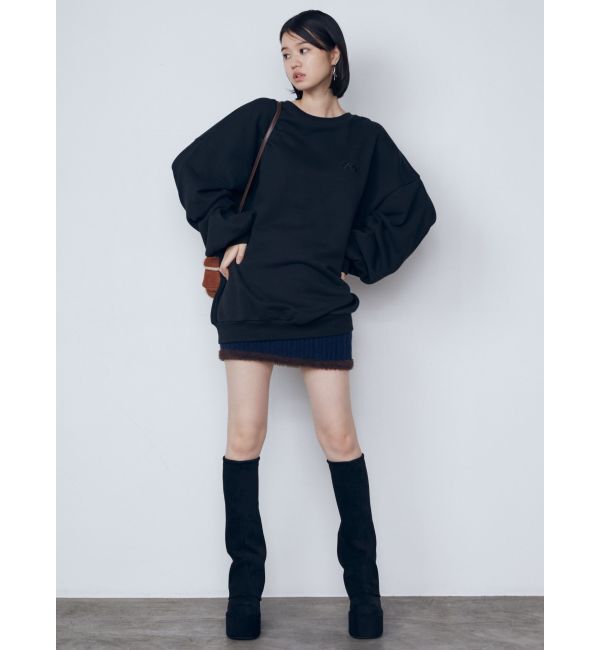 EMODA「シャギーエッジミニマルスカート」|スカート|