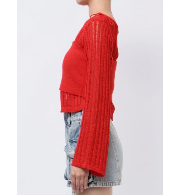 EMODA「レイヤードシアーニット」|ニット・セーター|