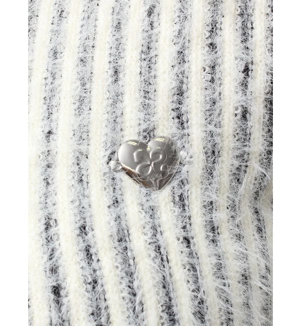 EMODA「シャギープレーティングジップトップス」|ニット・セーター|