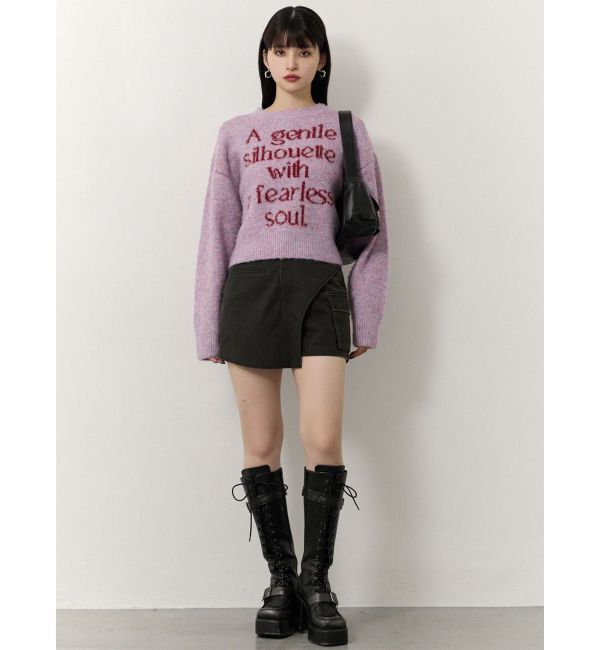 MURUA「レースアップベルトロングブーツ」|ロングブーツ|