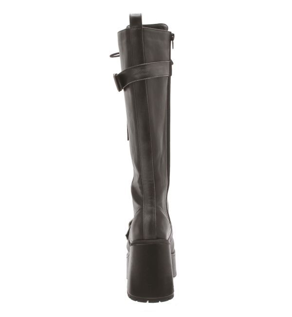 MURUA「レースアップベルトロングブーツ」|ロングブーツ|