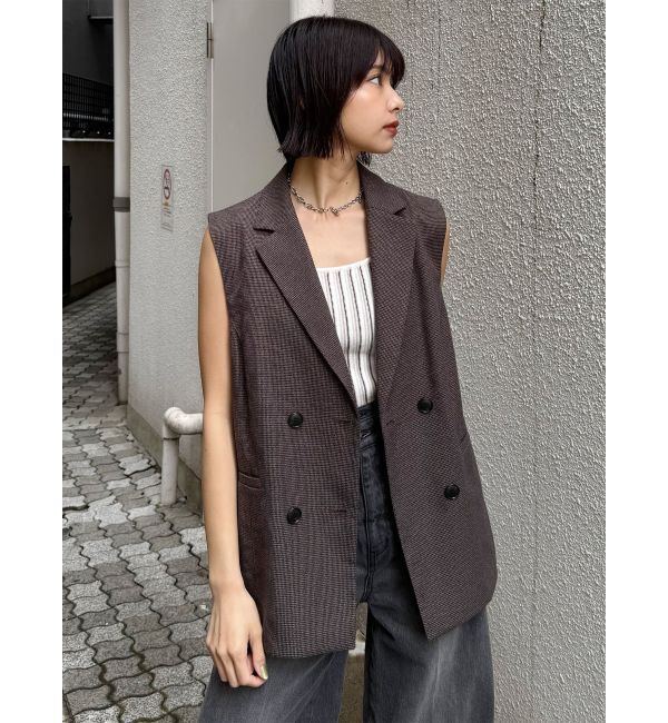 MURUA「メッシュダブルジレ【セットアップ着用可】」|ベスト・ジレ|