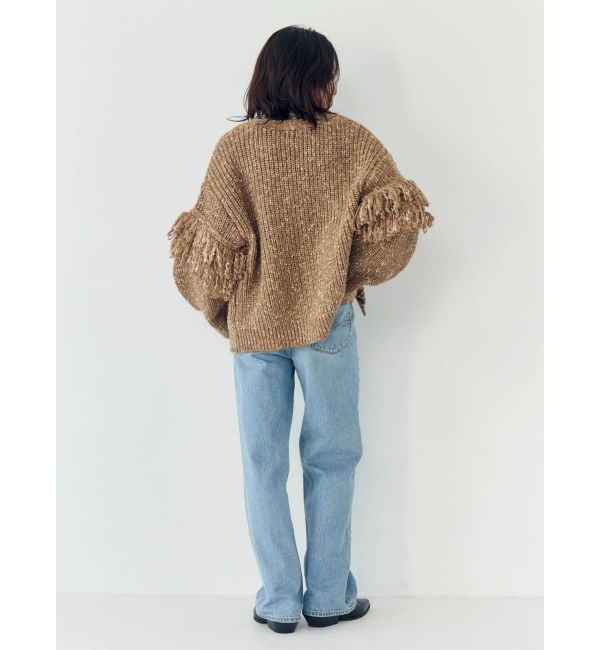 Ungrid「フリンジデザインニットカーディガン」|カーディガン|