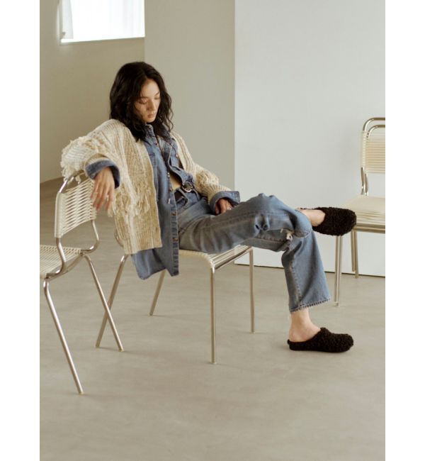 Ungrid「フリンジデザインニットカーディガン」|カーディガン|